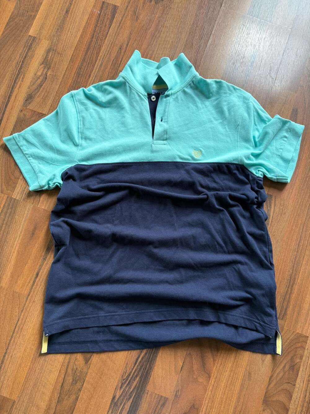 Chaps The Everyday Polo Men's Medium Colorblock Short Sleeve Shirt